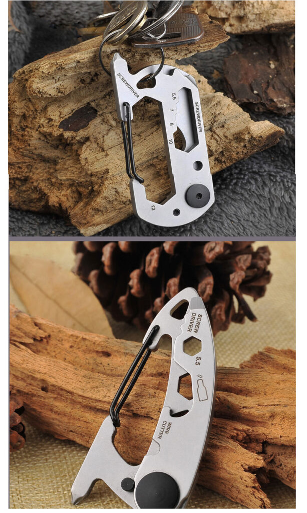 Multifunctional climbing buckle Kris KnifeStudio