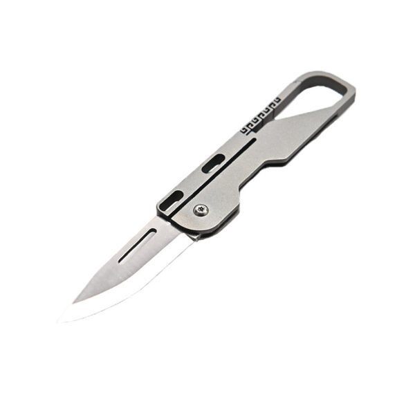 Multifunctional titanium keychain pocket knife Kk KnifeStudio